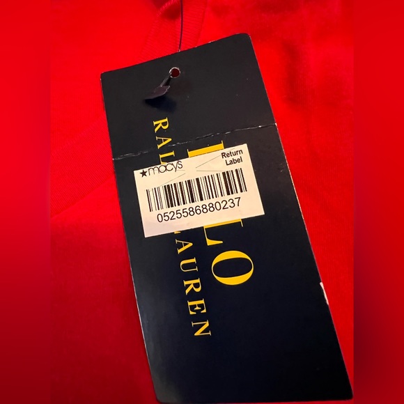 Polo by Ralph Lauren Men’s Red Cotton Sleep Shirt Size XL - Picture 5 of 6